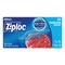 Ziploc Double Zipper Freezer Bags, 1 qt, 2.7 mil, 6.97" x 7.7", Clear, PK9 PK 314444 - alternate 5